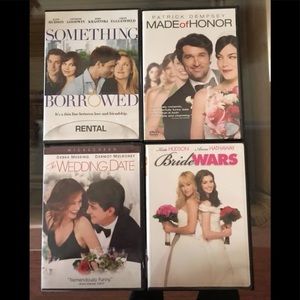 Lot of 4 wedding DVDs